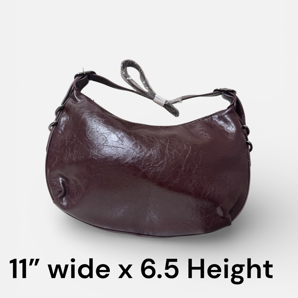Chic Dark Brown  Hobo Bag